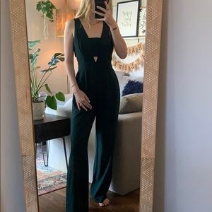 COPY - Gianni Bini - Forest Green Jumpsuit